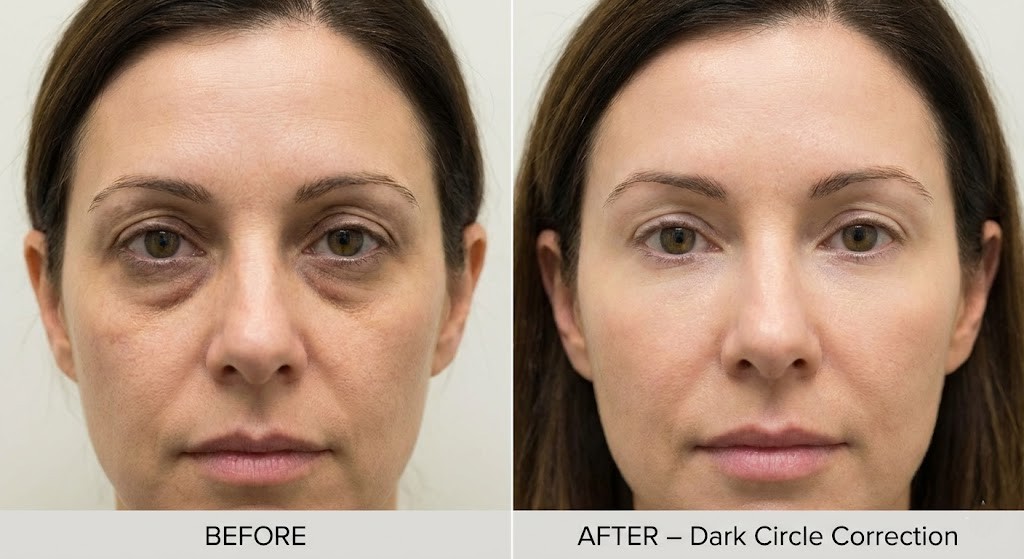 Under eye filler results