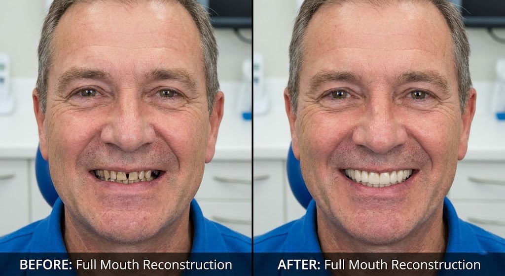 Complete smile makeover